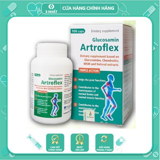 Glucosamin Artroflex - hỗ trợ giảm đau do thoái hóa khớp, khô khớp, viêm khớp (100 viên)