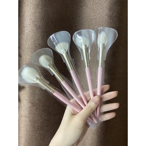 Cọ hight light bắt sáng dạng quạt nhiều phom cải tiến lông tự nhiên