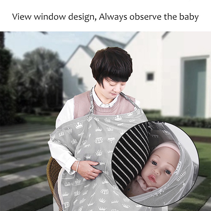Khăn cho con bú đa chức năng có thể điều chỉnh cho bé