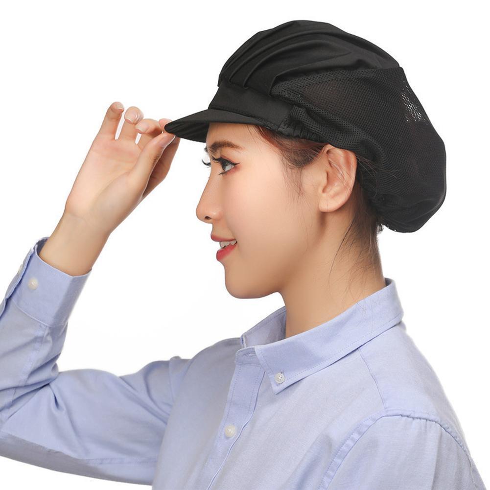 Mũ Đầu Bếp Phối Lưới Chất Liệu Cotton J5D4