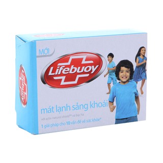 Xà bông cục Lifebuoy Mát lạnh sảng khoái hộp 90g