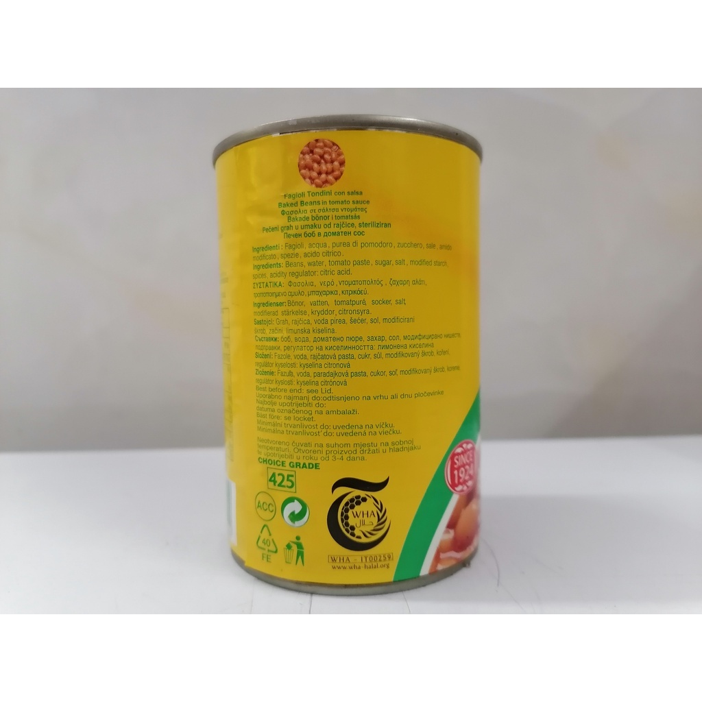 ĐẬU XỐT CÀ CHUA  FIAMMA Baked Beans in tomato sauce