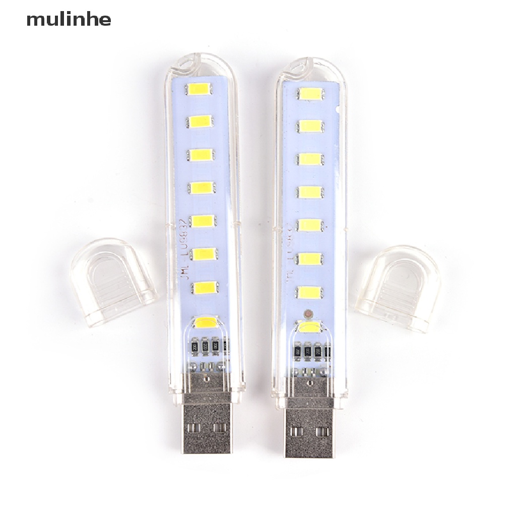 Đèn LED USB Mini 8 Bóng Tiện Dụng Cho PC / Laptop