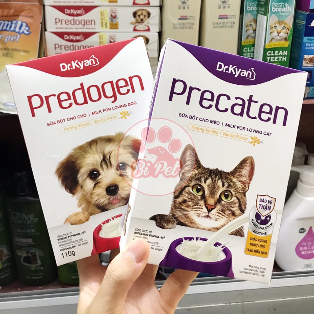 Sữa Bột Cho Chó Mèo - Dr.kyan Predogen và Dr.kyan Precaten ( 110 ML ) | Bi Pets
