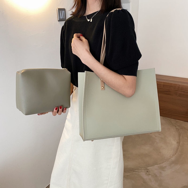 Túi tote HAPPY HOMLIV sức chứa lớn 13-inch thời trang mùa hè hàng mới cho nữ