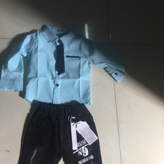 Sét jean sơ mi