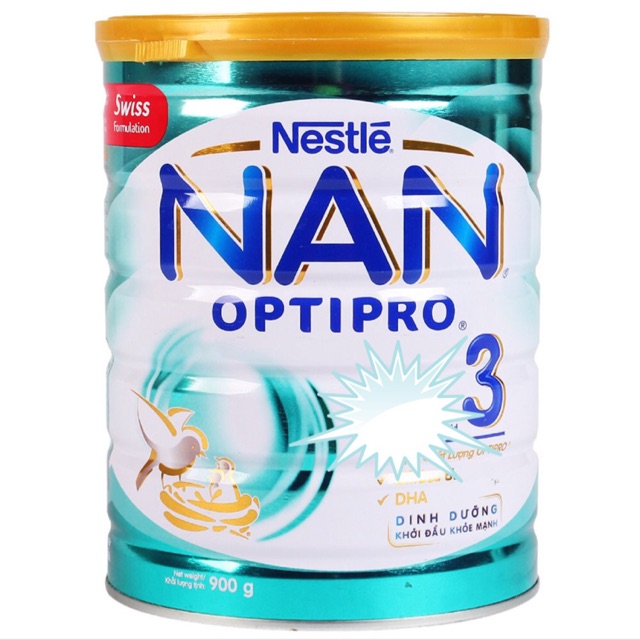 Sữa Nan Optipro số 3 lon 900g ( mẫu mới HMO date mới nhất hiện nay)