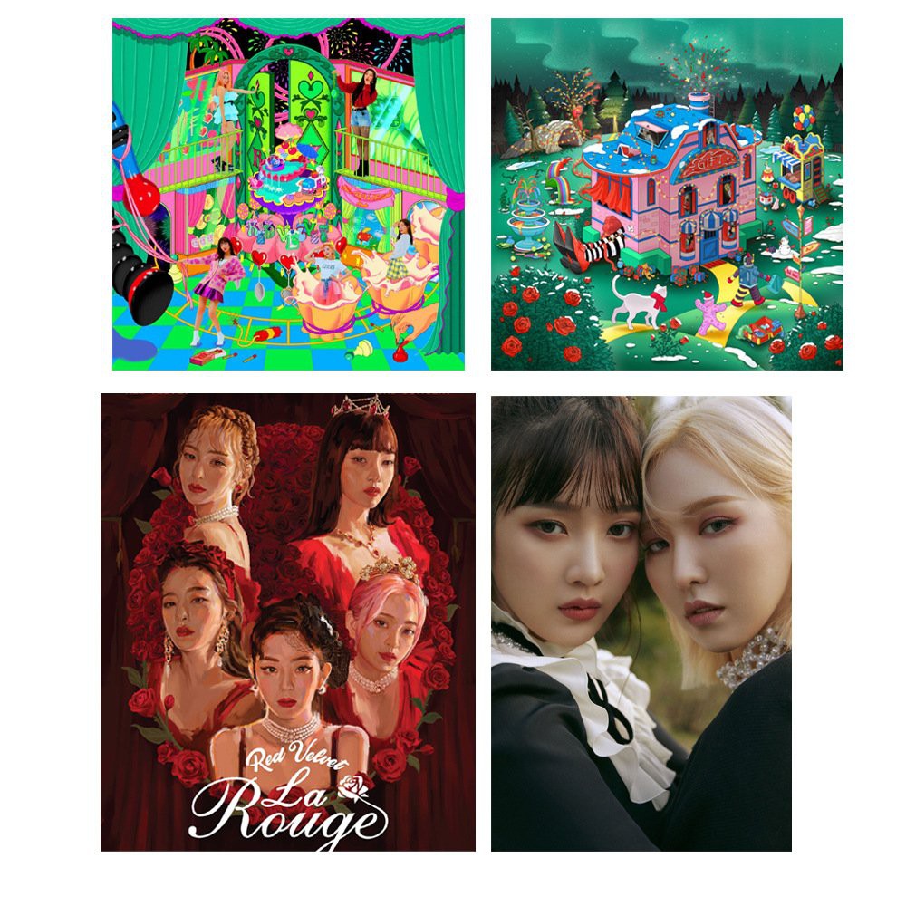 Bộ thẻ card in hình nhóm nhạc REDVELVET ver The ReVe Festival: Finale idol kpop thần tượng hàn quốc xinh xắn độc đáo m2