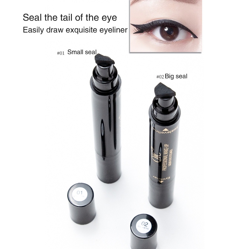 Bút Kẻ Mắt Nước Hai Đầu Cho Màu Đen Kháng Nước Lâu Trôi Chống Nhòe Hiệu YOUYO