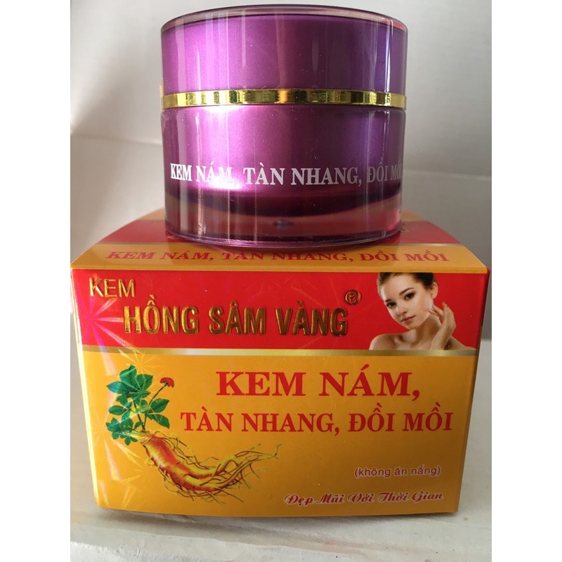 10g% Kem Nám, tàn nhang, đồi mồi HỒNG SÂM VÀNG