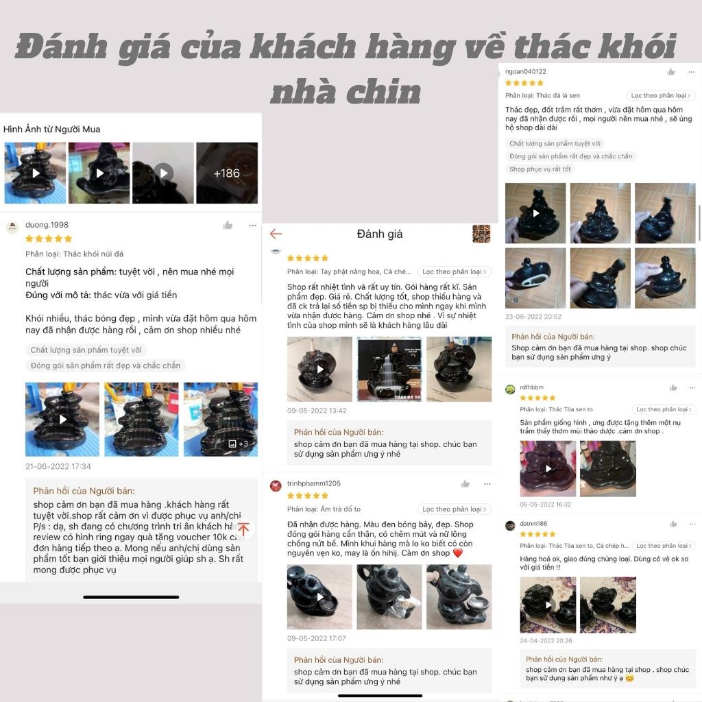 Thác khói trầm hương đẹp bát tràng, tháp trầm hương giá rẻ BÁT TRÀNG cao cấp tẩy uế khí, nhà cửa ấm cúng đa dạng mẫu đẹp