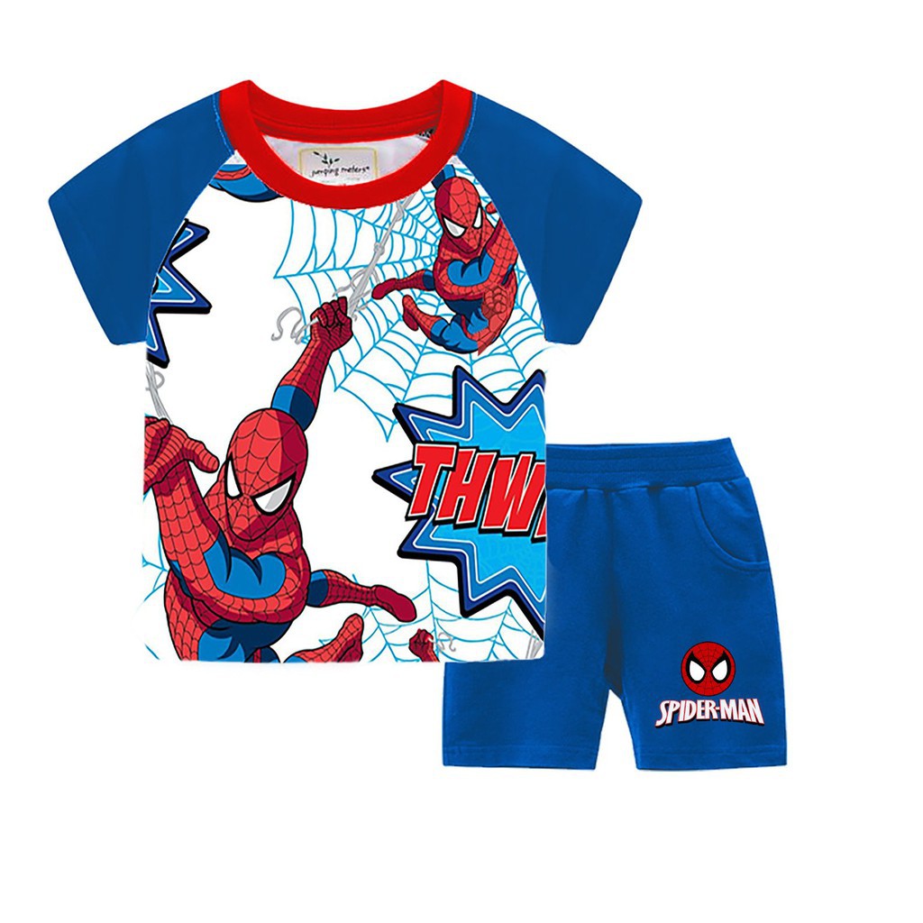 Set đồ cho bé mẫu người nhện (Spider man)