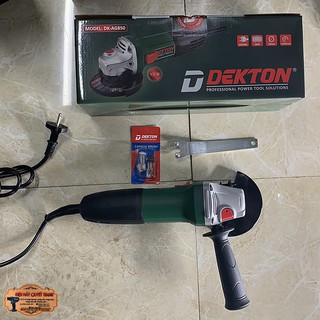 MÁY MÀI MÁY CẮT CẦM TAY DEKTON DKAG1850 [ FULL BOX + BH 6 Tháng ] CÔNG TẮC CẠNH TẶNG KÈM 2 CHỔI THAN