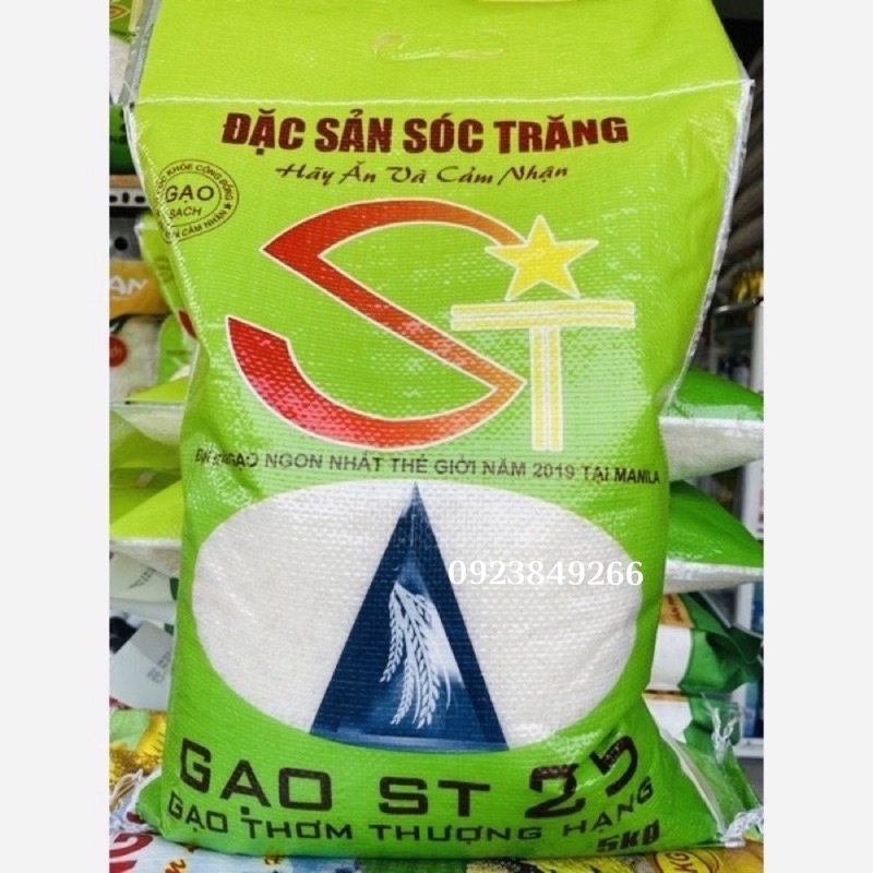 Combo 2 Bao Gạo ST25 (5 Ký ) Dẻo Thơm