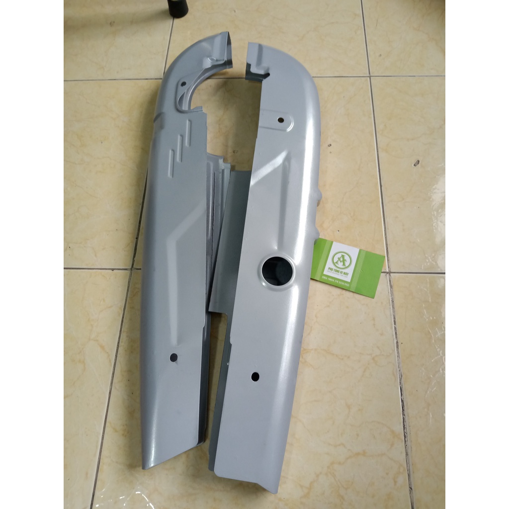 Hộp bọc xích, cacte xe Wave RSX 110 Wave S110 màu bạc / đen