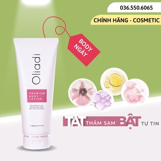 [Hàng Chính Hãng] - Kem Body Oliadi Dưỡng Trắng Toàn Thân Với Công Nghệ Hạt Nano Phân Tử 200ml