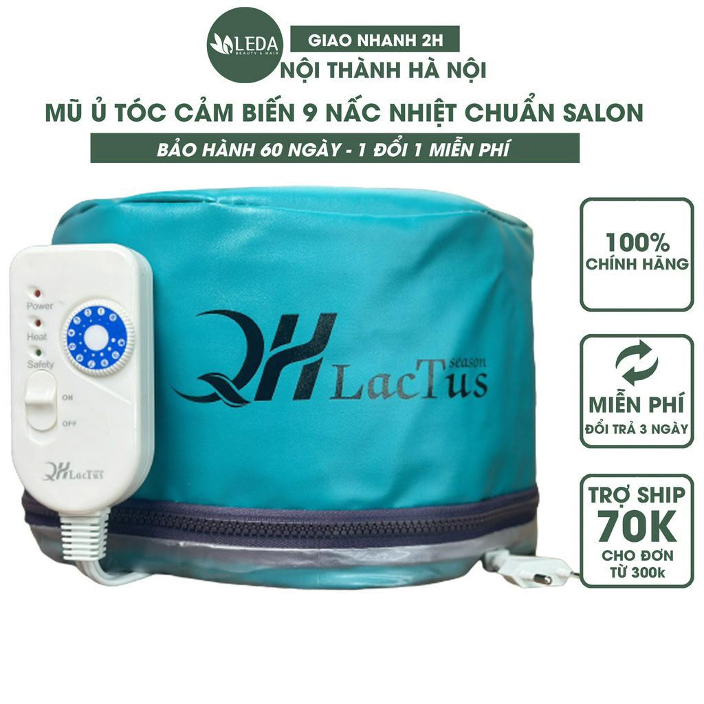 Mũ hấp tóc nhiệt 9 cấp độ QH Lactus season Máy hấp tóc tại nhà chuẩn salon tại nhà 50w
