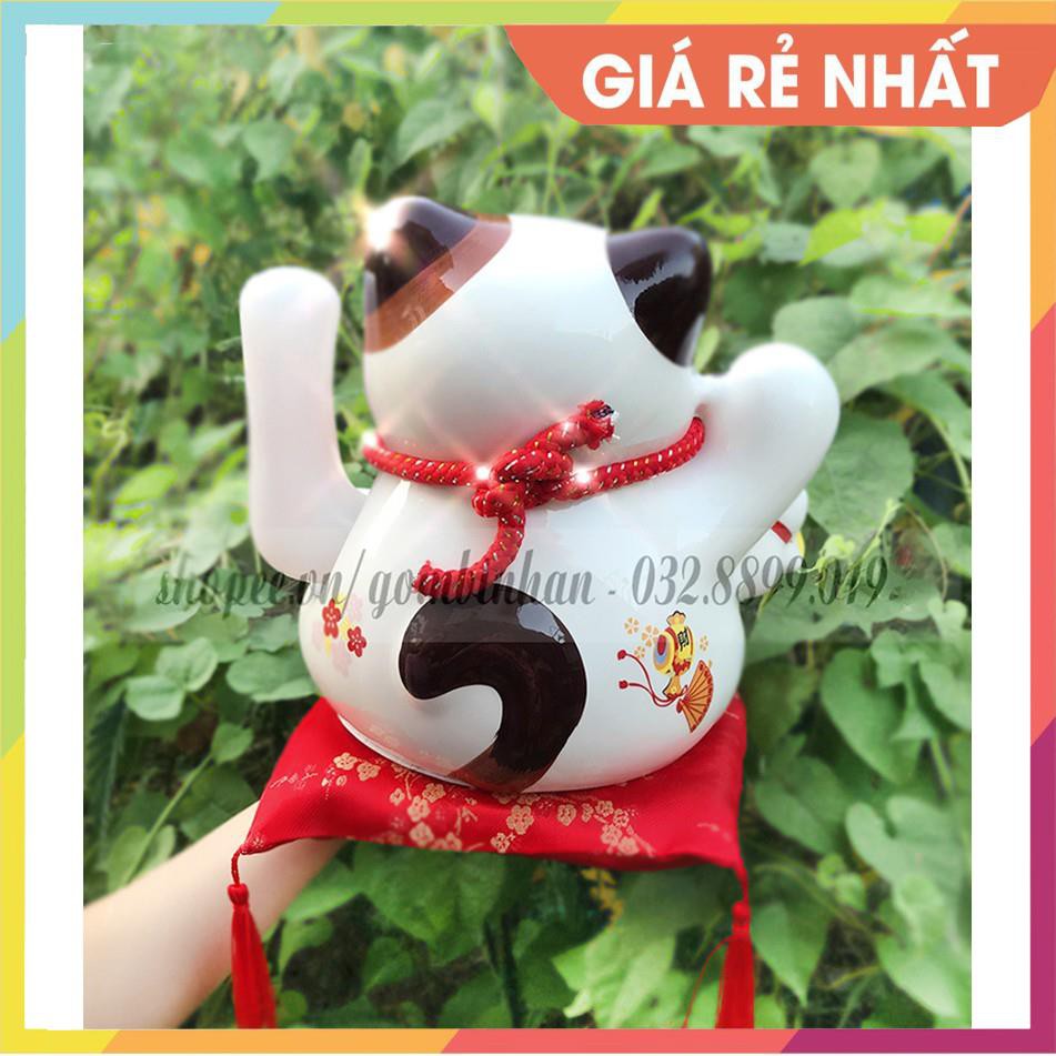 [MÈO 20 - 25 CM THIÊN KHÁCH VÃNG LAI ĐẸP] Mẫu mèo gốm sứ chiêu tài phát lộc phong thủy bán chạy, giá rẻ | BigBuy360 - bigbuy360.vn