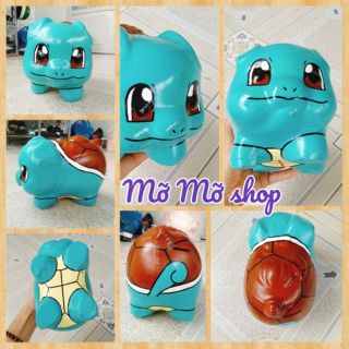 Heo đất pokemon rùa nước - heo đất handmade