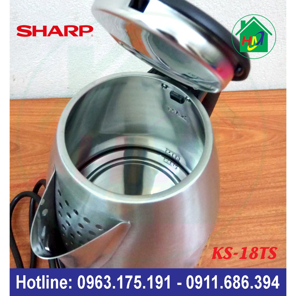 Ấm Siêu Tốc Sharp Thái Lan KS-18TS