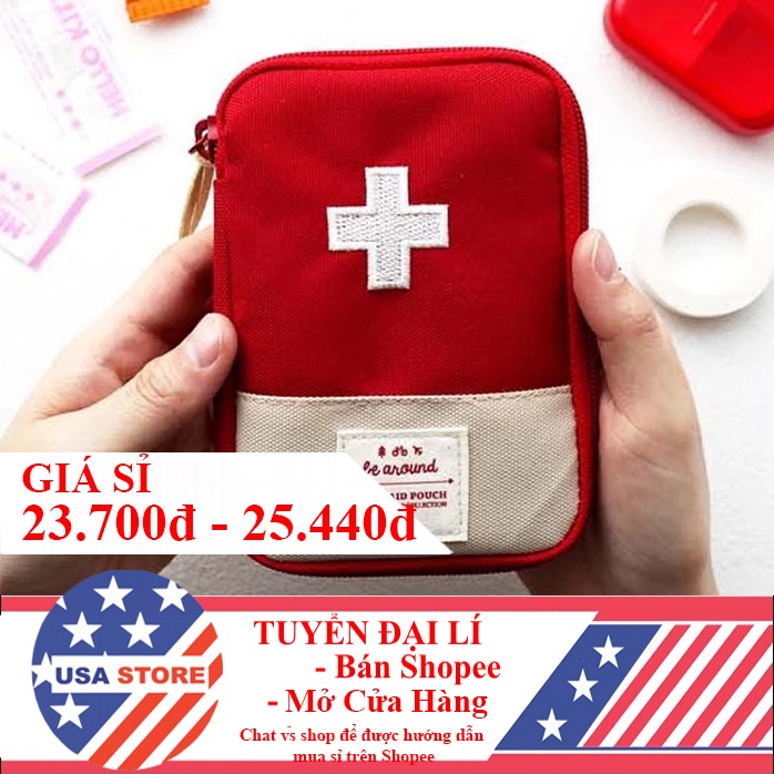 Túi Đựng Đồ Cá Nhân, Vật Dụng Chăm Sóc Y Tế Chữ Thập Cỡ Nhỏ