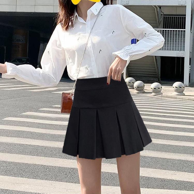 2021 new girls pleated skirt Korean fashion trend net red high waist slim a-line puff short | BigBuy360 - bigbuy360.vn