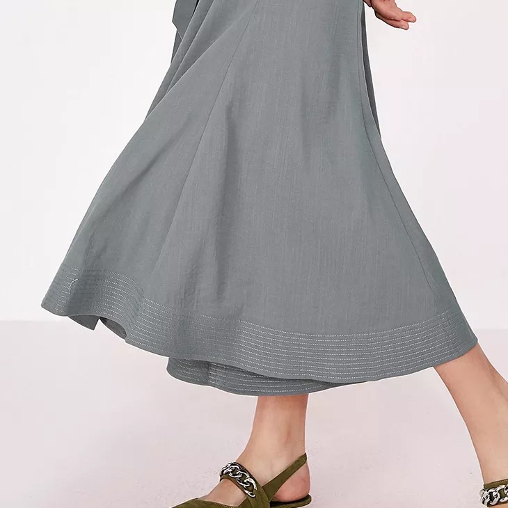 Vero Moda Quần Ống Loe Có Dây Đeo Hông Lưng Cao Dây Kéo Bên Hông Cho Nữ 31936J508