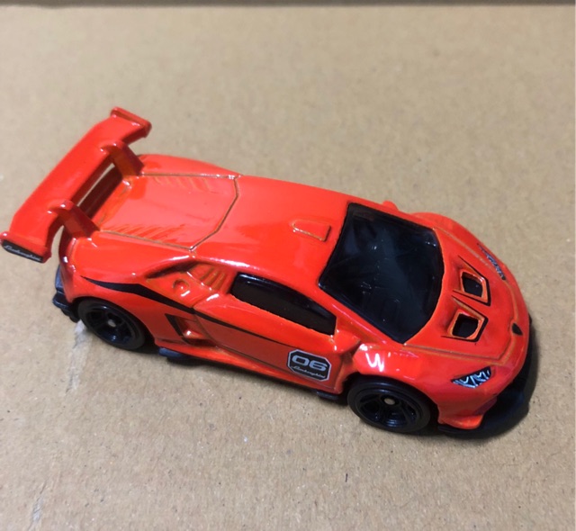 Hotwheels Xe mô hình Huracan đỏ (không hộp)