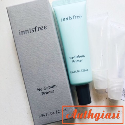 Kem lót kiềm dầu Innisfree No-sebum Primer siêu che phủ lỗ chân lông 25ml [Mới 2019]