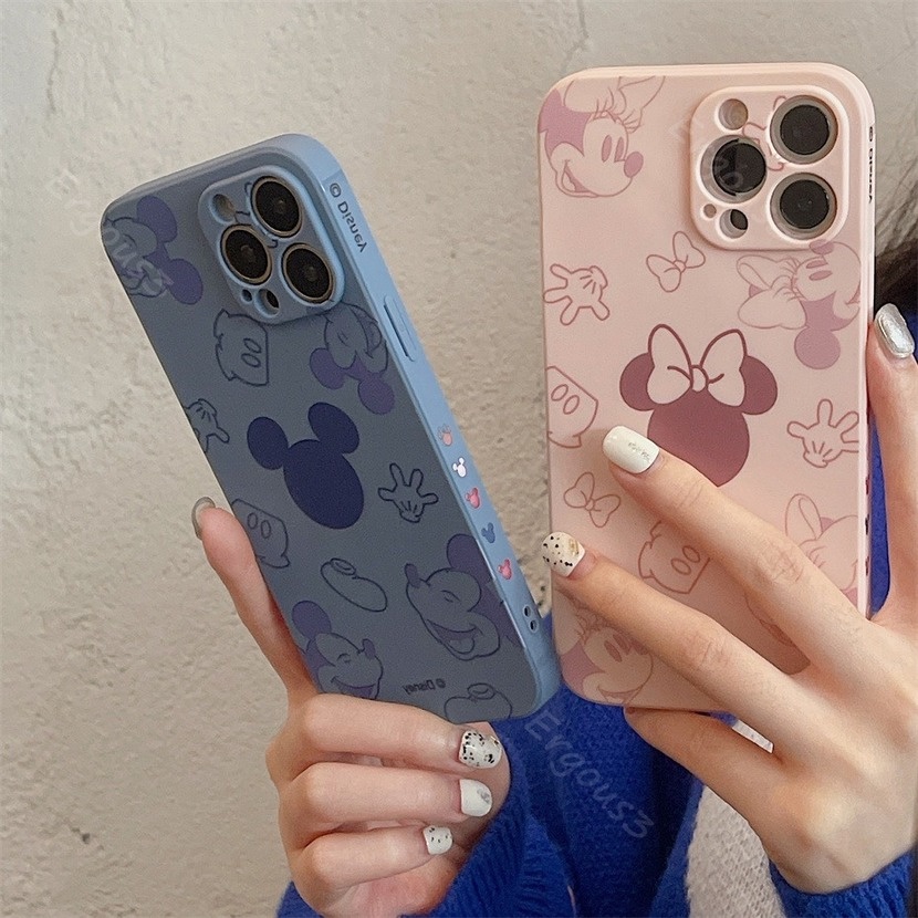 Ốp điện thoại họa tiết hoạt hình Mickey dễ thương cho IPHONE 13 12 11 PRO MAX XS MAX XR X 8 7 PLUS SE 2020