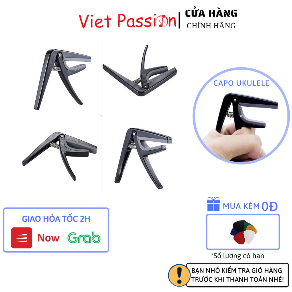 Capo cho đàn ukulele dành riêng đàn ukulele chất liệu nhựa Viet Passion