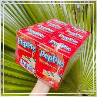 Khay 8 Hộp Bánh Bông Lan Pepie Phủ Socola Trắng , TONGKHOCHITUE
