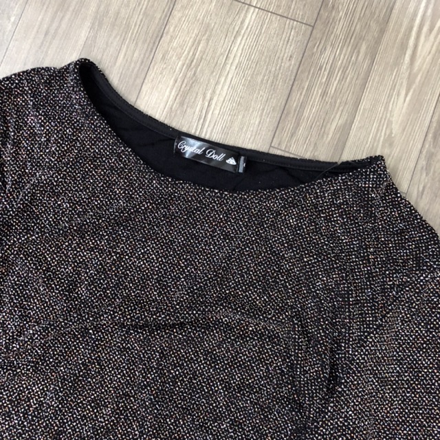 ĐẦM BODY KIM TUYẾN THUN CO GIÃN VẠT CHÉO CRYSTAL DOLL