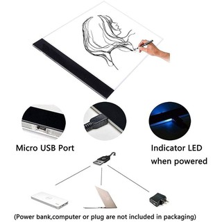 Bảng Vẽ Đèn LED Khổ A3 A4 A5 Mới
