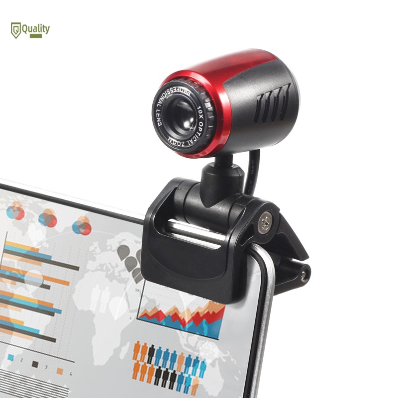 Webcam HD PC có mic dây cắm USB, Digital External Webcam Camera Kết nối USB không cần trình điều khiển 1024x768