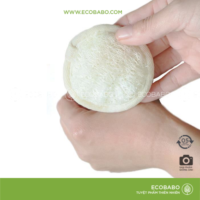 Tẩy trang sơ mướp làm sạch tự nhiên không hóa chất Ecobabo