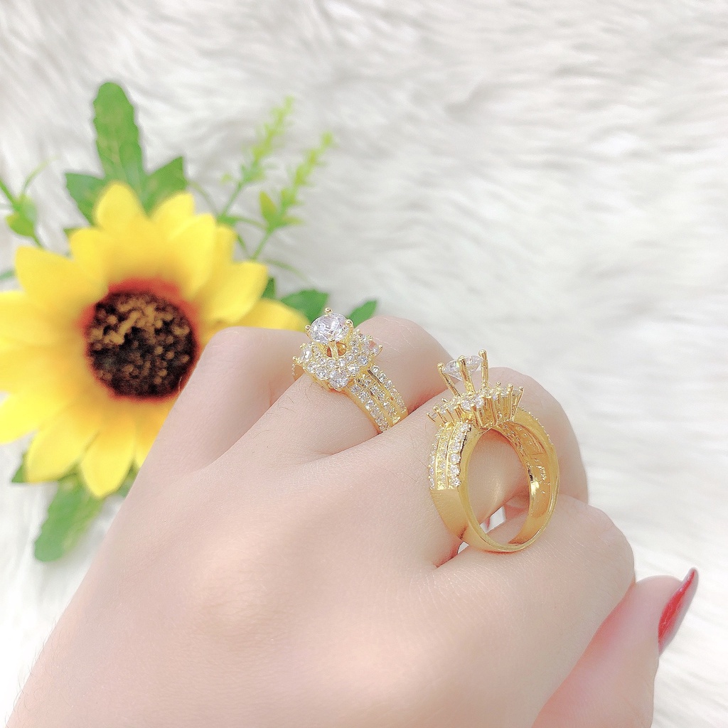Nhẫn nữ mạ vàng 18K N469141