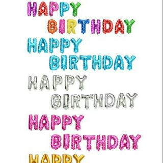 [SALE SHOCK] Bộ Bóng Chữ HAPPY BIRTHDAY (tùy chọn màu)