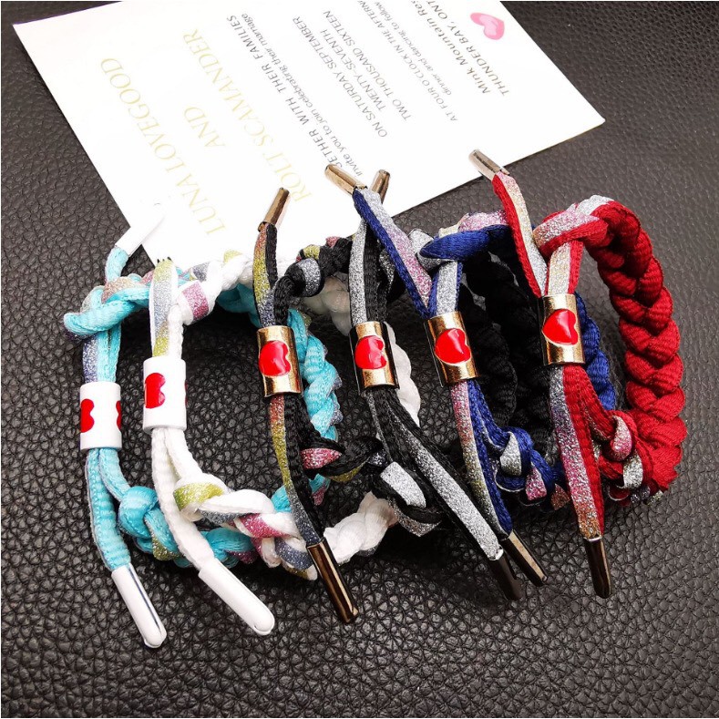 [Mã FAMAYFA giảm 10K đơn 50K] VÒNG TAY PHẢN QUANG ĐAN LIONKING TRÁI TIM NHIỀU MÀU SẮC V140B SIÊU HOT