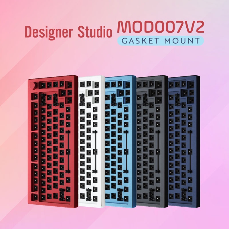 Kit bàn phím cơ AKKO Designer Studio – MOD007 / Mod 007 v2 (Hotswap 5 pin / RGB / Foam tiêu âm / Gasket Mount)