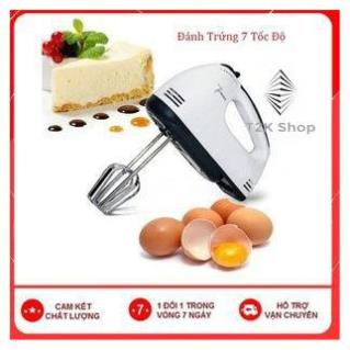 [SỈ RẺ] Máy Đánh Trứng Cầm Tay, Máy Đánh Trứng Mini Cao Cấp 7 Tốc Độ Công Suất 180W Mạnh Mẽ - Hoạt Động Êm Ái