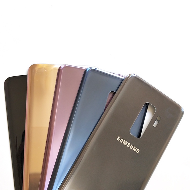 Nắp Lưng Điện Thoại Bằng Kính Thay Thế Chuyên Dụng Cho SAMSUNG Galaxy S9 Plus S9+ G965 SM-G965F S9 G960 SM-960F S 9 S9 Plus