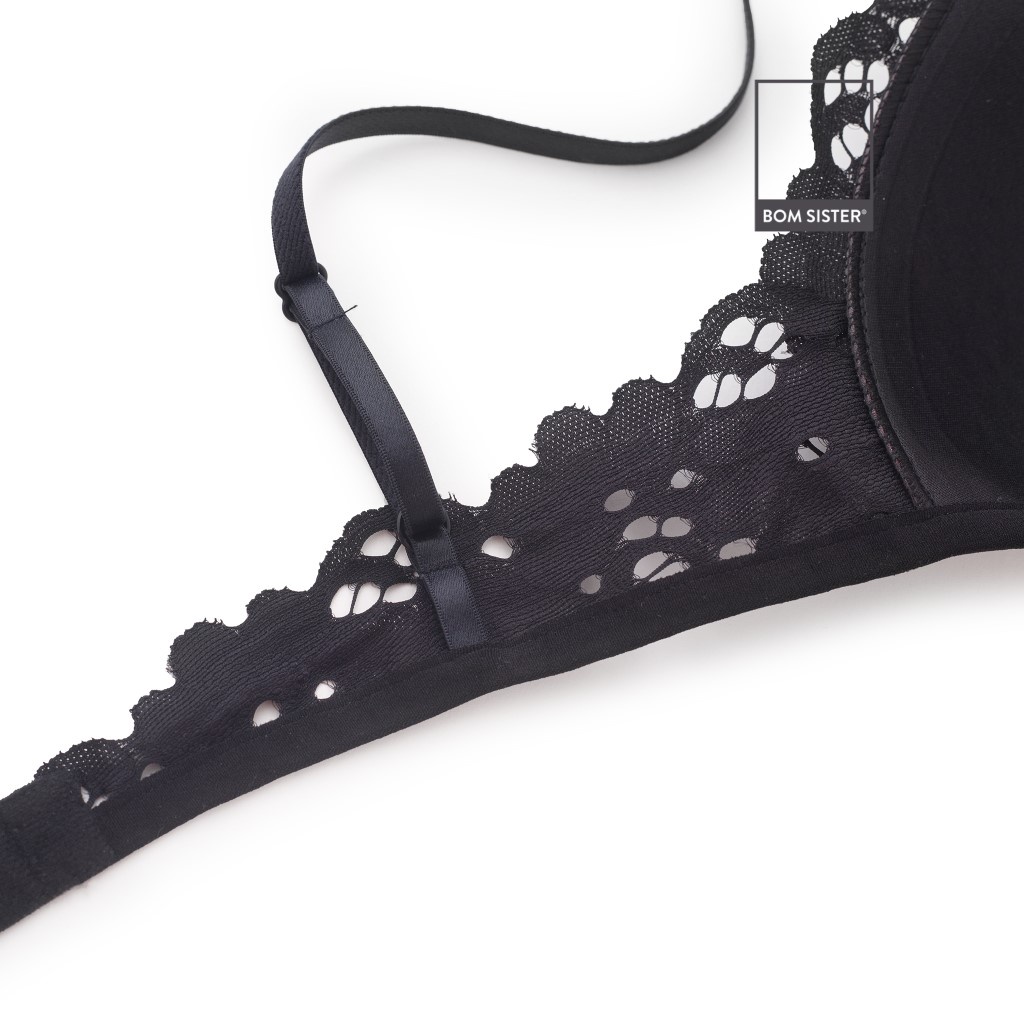 [Mã FARSBRBOM1 giảm 10% đơn 99K] Áo Lót Mút Mỏng Chất Ren Không Gọng Nâng Ngực Tự Nhiên BOM SISTER BR1029 | BigBuy360 - bigbuy360.vn