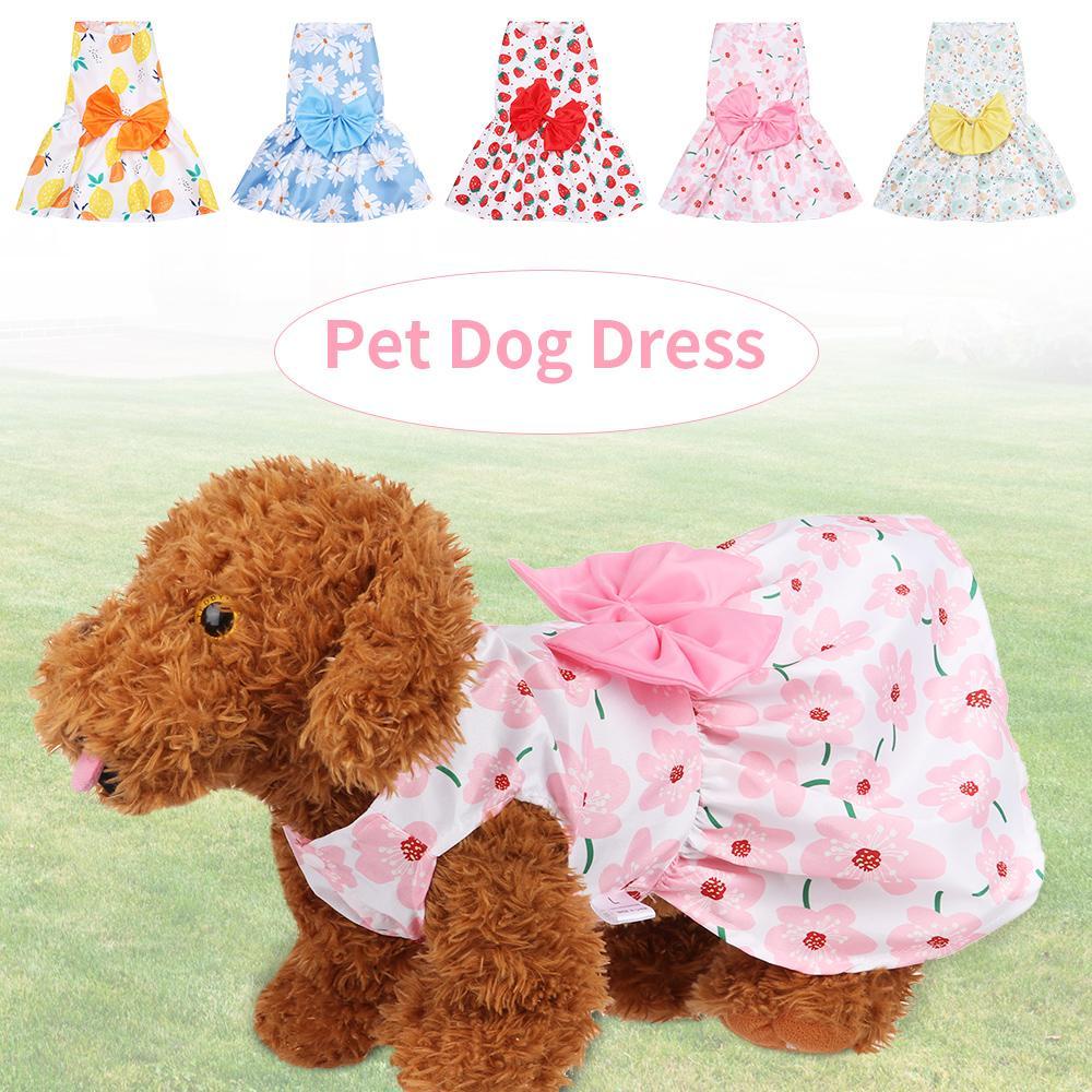 Layor1 Đầm Công Chúa Không Tay Họa Tiết Bướm Đáng Yêu Dành Cho Chó Chihuahua