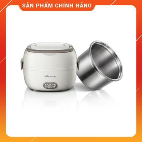 Hộp cơm cắm điện Bear DFH-S2017, 3 tầng, sử dụng inox 304 cao cấp, nhỏ gọn và tiện lợi - ảnh thật