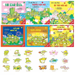 Sách - Combo 10 Chú Ếch phần 1 (Tập 1-6)
