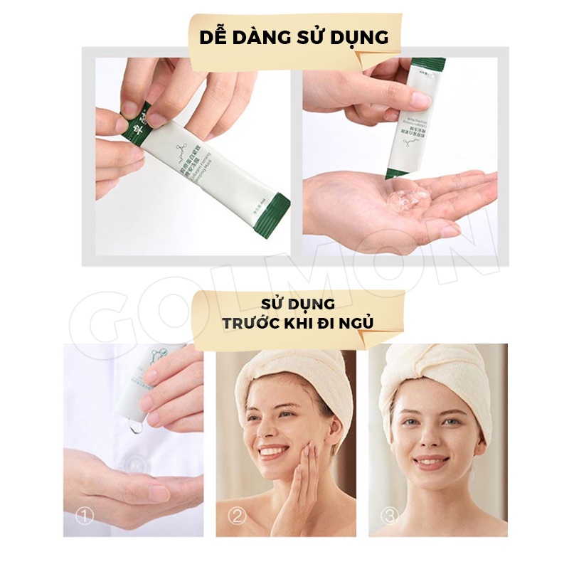 Combo 10 mặt nạ ngủ collagen dạng gel YOUR SKIN làm săn chắc và chống lão hóa da dưỡng ẩm chuyên sâu giúp da sáng hồng