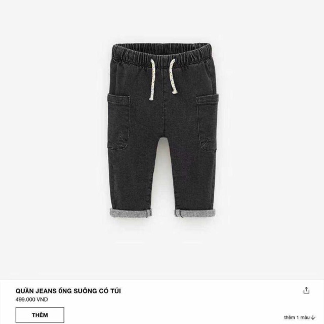 Quần jeans bé trai