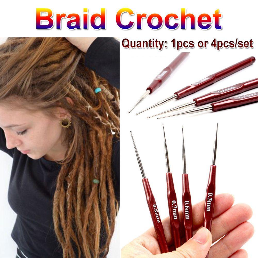 Bluevelvet dreadlock crochet needle để nối tóc bện tóc để làm dụng cụ làm tóc dreadlock braiders