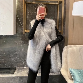(Moclanclothing) áo lông gile dáng dài phối đồ cực dễ